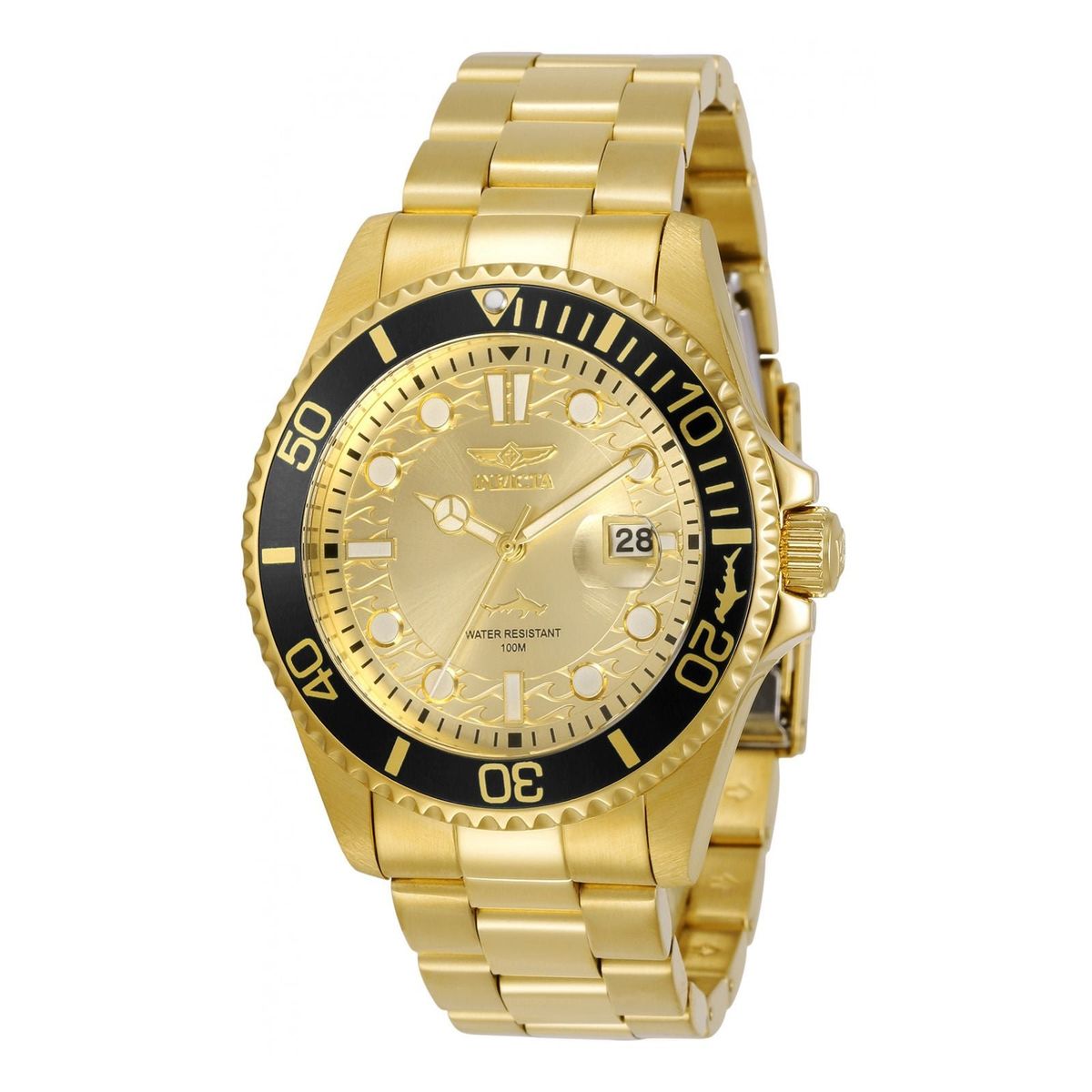 INVICTA - Reloj Invicta Pro Diver 30025 Hombre Oro/negro Champagne