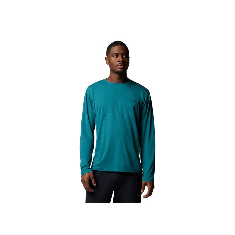COLUMBIA - Camiseta Hombre Columbia CIRQUE RIVER PRO SS Azul COLUMBIA.