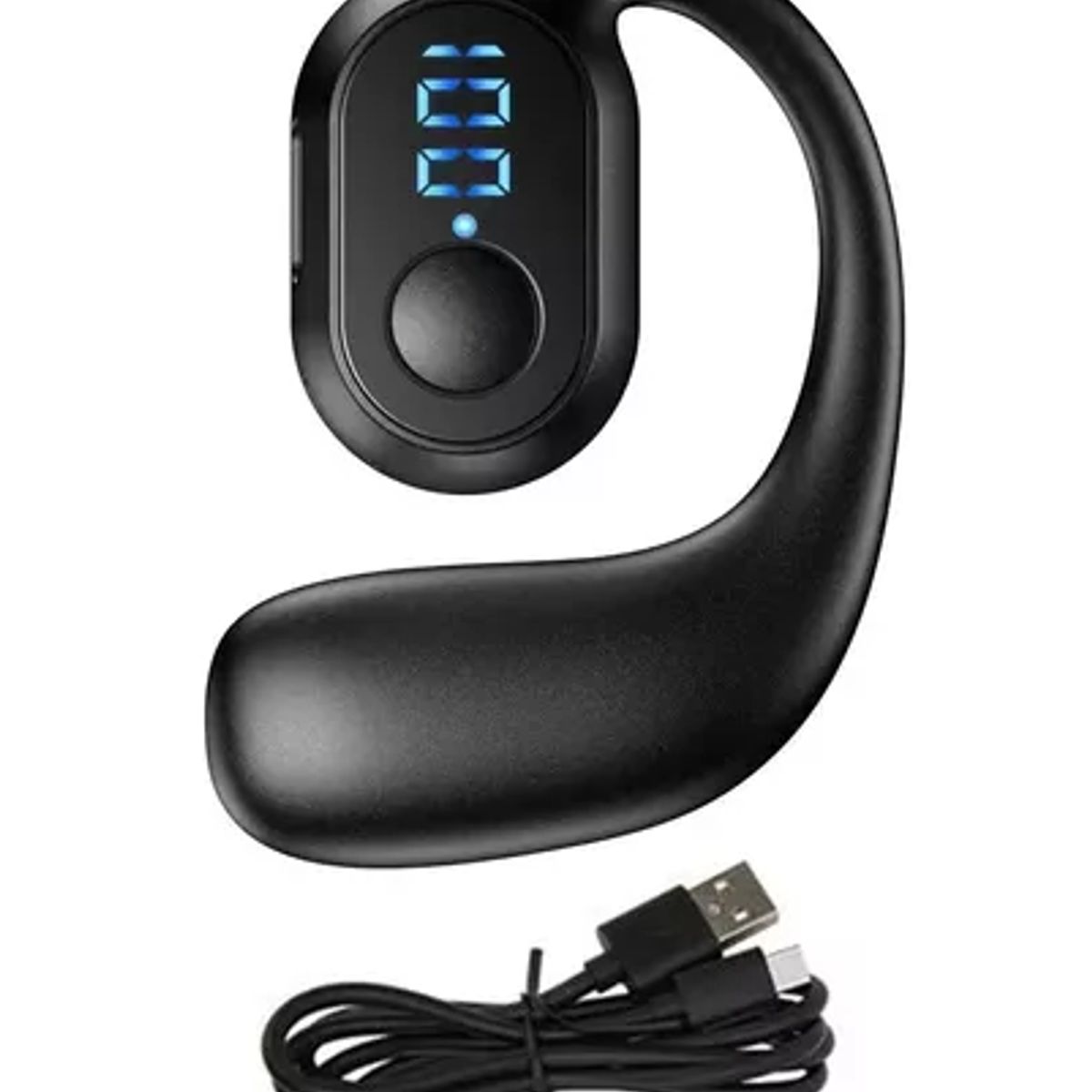 GENERICO - Audífono Monoauricular Oreja Inalámbrico Bluetooth Micrófono