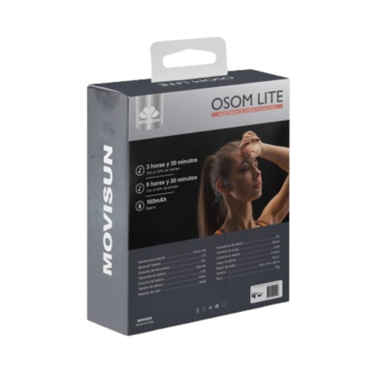 MOVISUN - Audífonos Bluetooth Movisun Osom Lite De Conducción Ósea