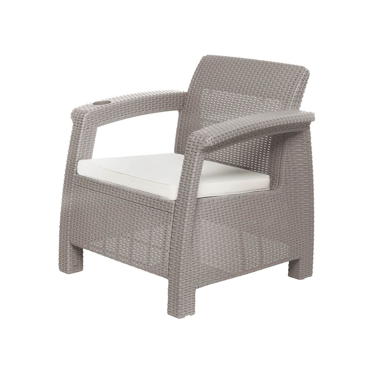 PLASTICOS MQ - Juego De Sala Ferr Comfort Taupe