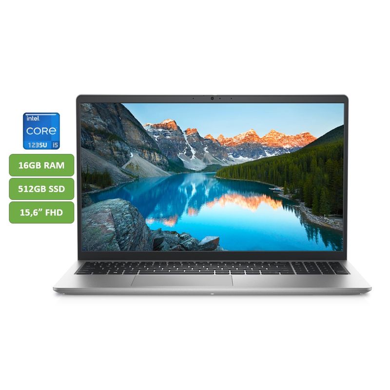 DELL - PORTATIL DELL INSPIRON - CORE I5 1235U - 16GB RAM  512GB SSD - 15,6" FHD - MOD: 15 3520 - COMPUTADOR