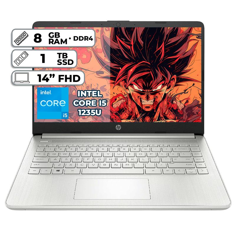 HP - PORTATIL HP INTEL CORE I5 1235U 8GB RAM 1TB SSD PANTALLA 14 FHD