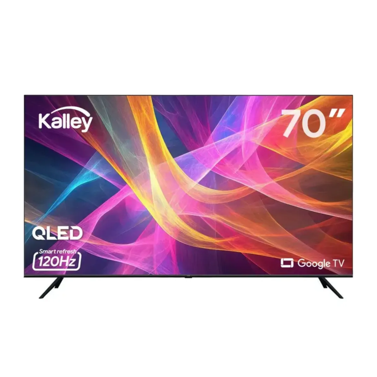 KALLEY - Televisor Kalley - 70 pulgadas 70GQ405 4K UHD QLED Smart TV Google