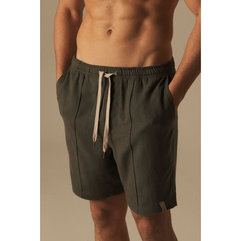 ILOT - SHORT COSTA FIT AJUSTADO EN LINO  MARCA ILOT BH56052