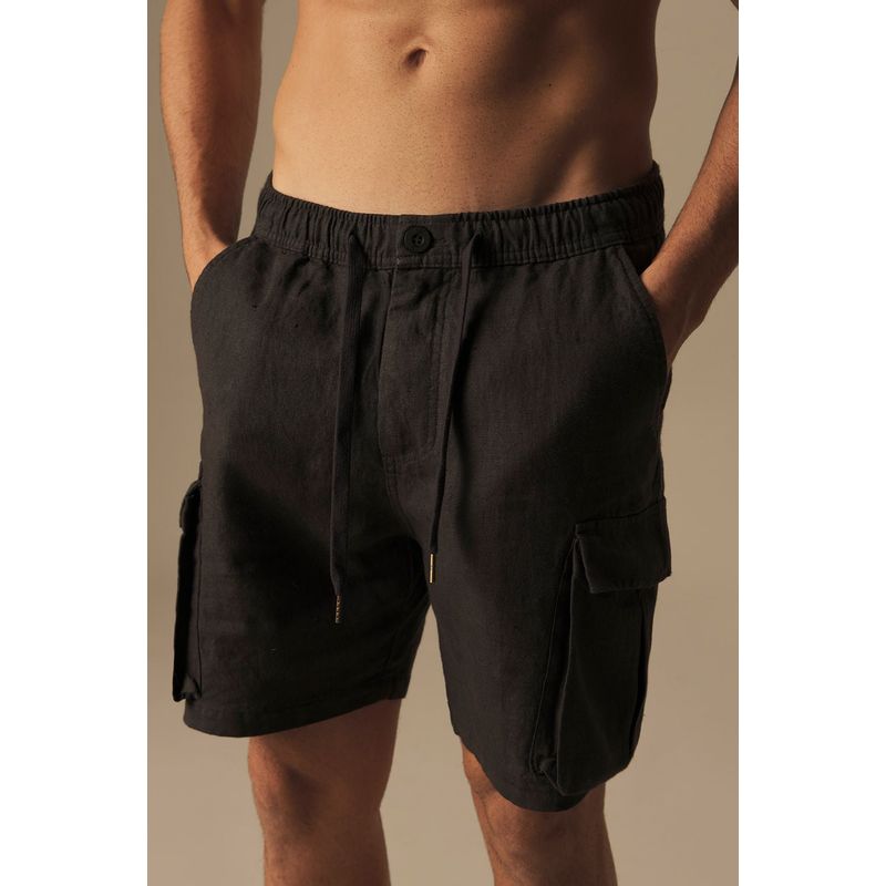 ILOT - BERMUDA RIVIERA CARGO FIT CLÁSICO EN LINO MARCA ILOT BH57052