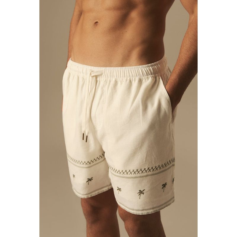ILOT - SHORT COSTA FIT CLÁSICO EN LINO  MARCA ILOT BH60052