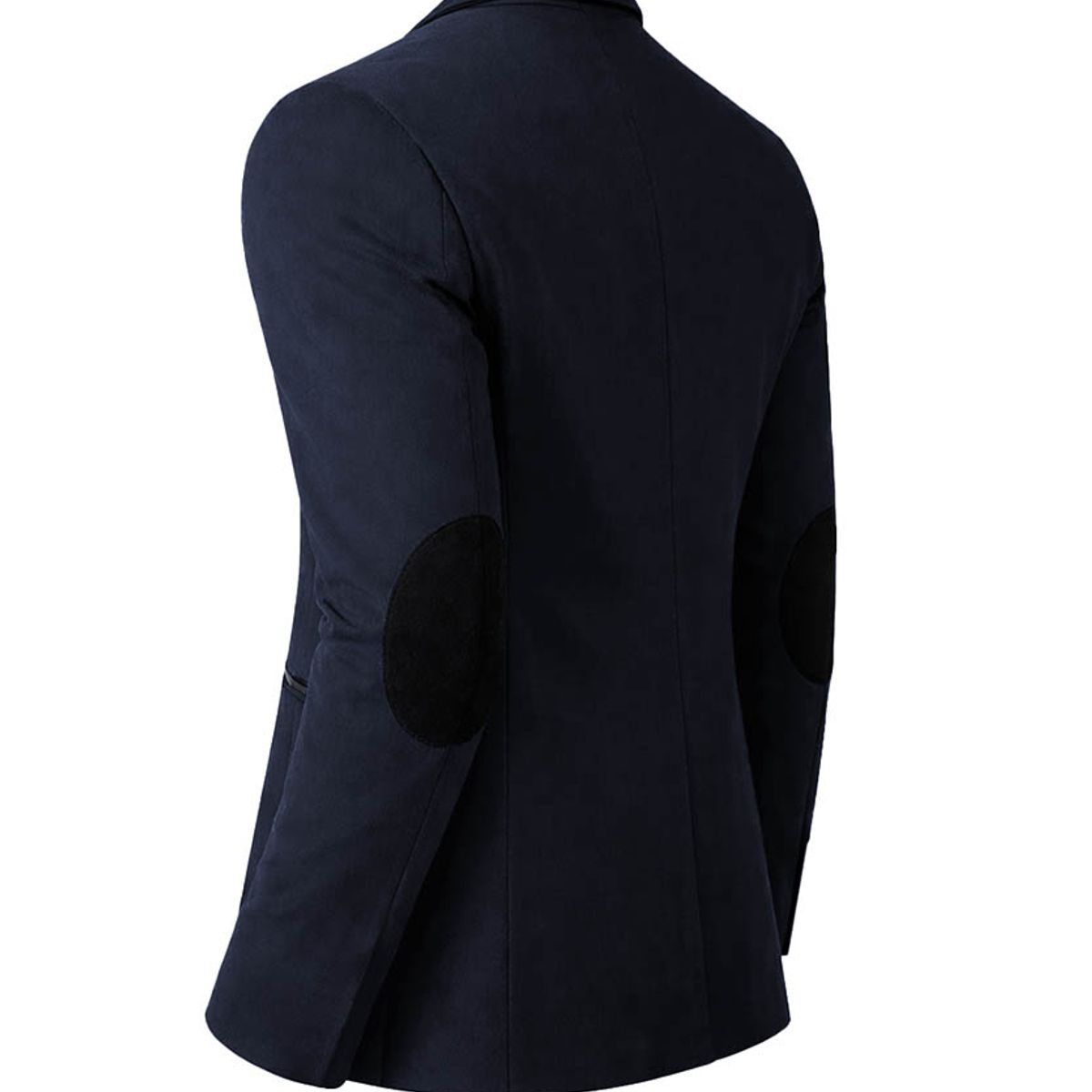 MODA EN CIRCUITO - Chaqueta Tipo Bleiser en Dril Para Hombre CON CODERAS AZUL OSCURO