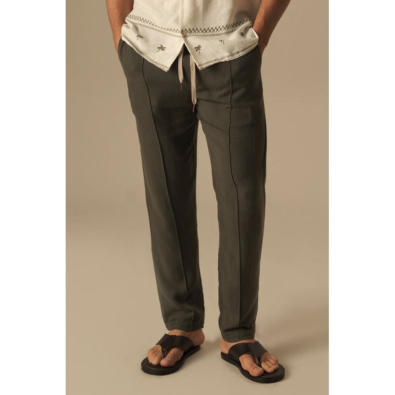 ILOT - PANTALÓN FIT AJUSTADO EN LINO  MARCA ILOT PH56052