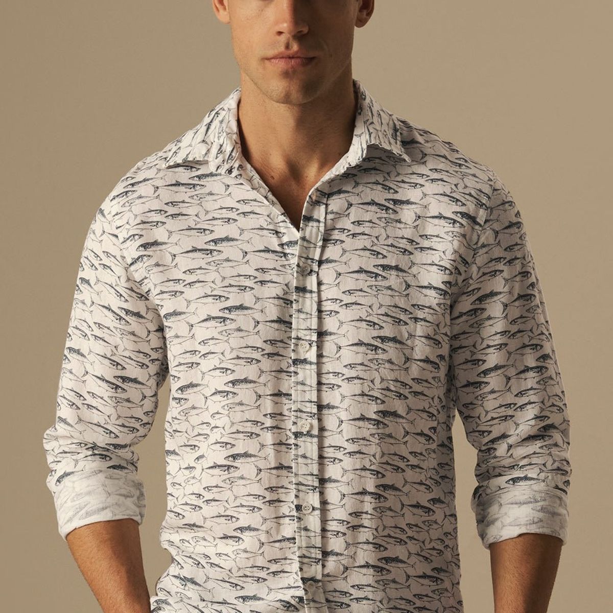 ILOT - CAMISA BORA BORA MANGA LARGA CLÁSICA  MARCA ILOT SH39052