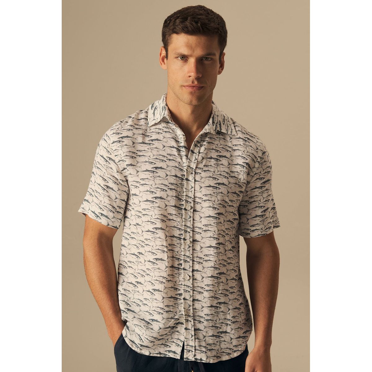 ILOT - CAMISA BALI MANGA CORTA CLÁSICA MARCA ILOT SH40052