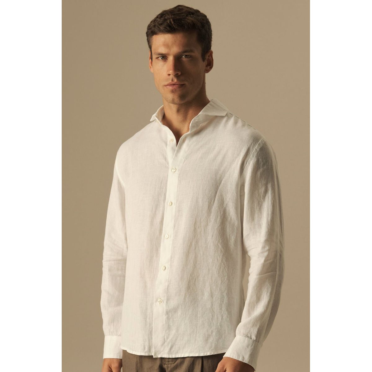 ILOT - CAMISA BORA BORA MANGA LARGA AJUSTADA, CUELLO CUTAWAY MARCA ILOT SH41052