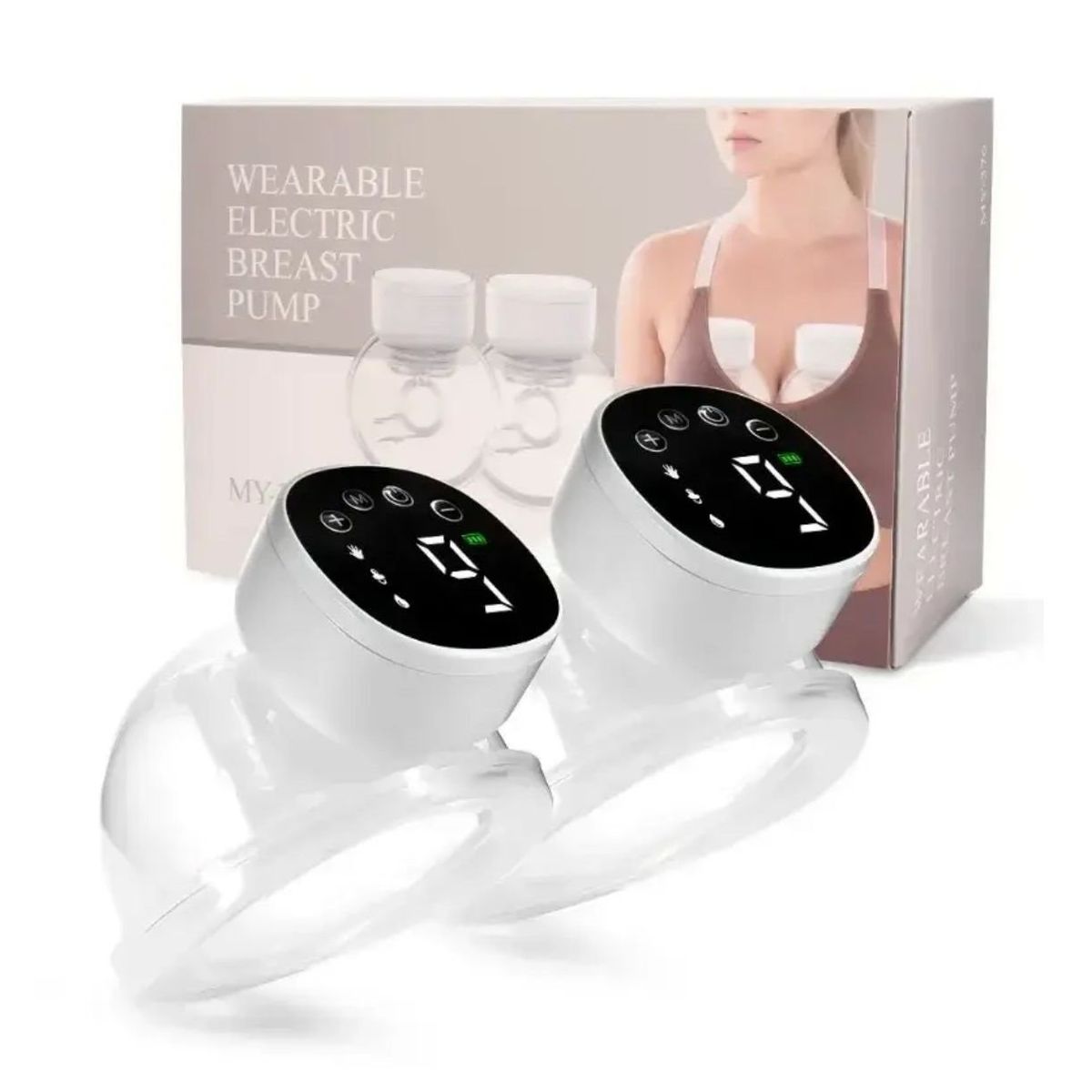 GENERICO - Extractor Electrico Doble Inalambrico Recargable Lact Matern