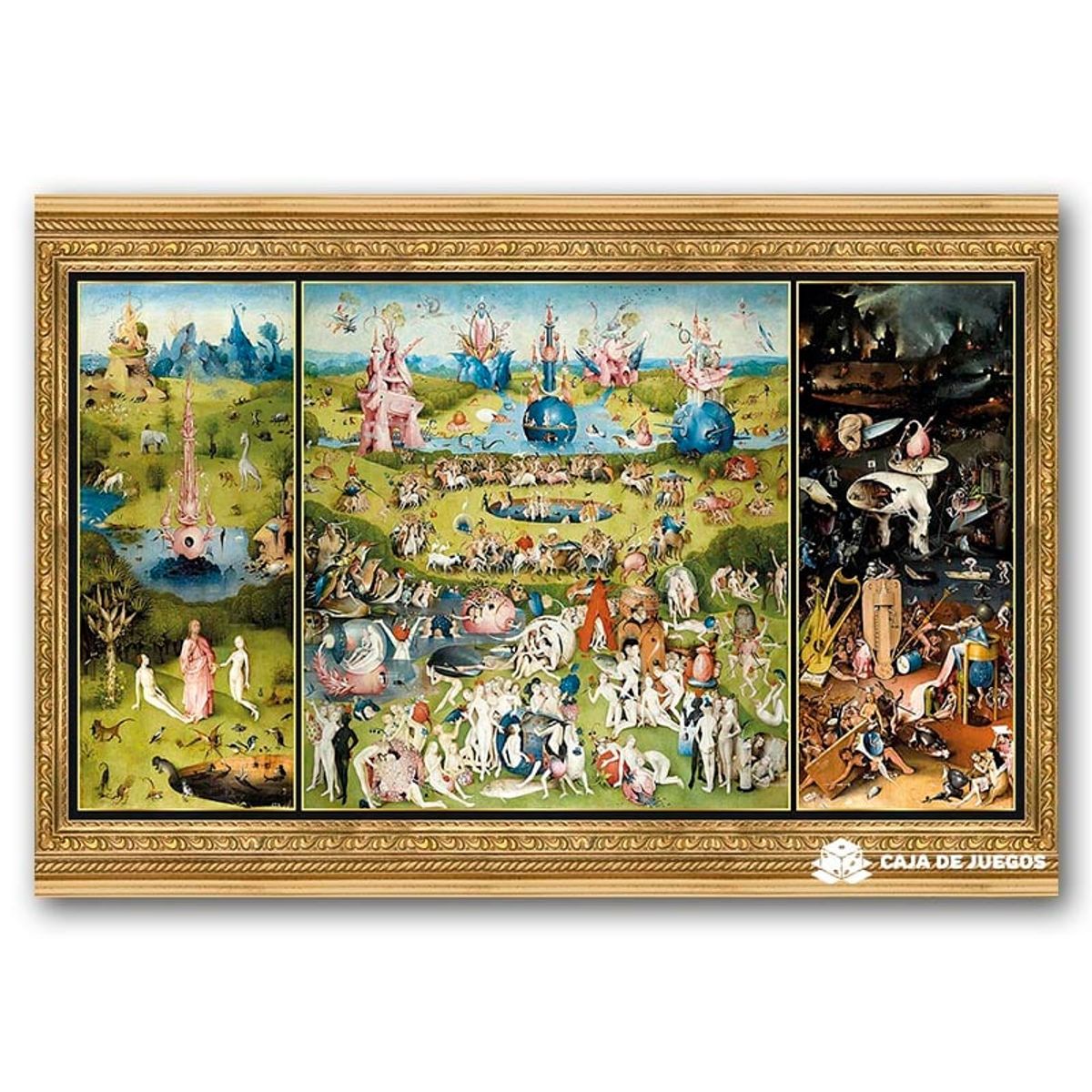 CAJA DE JUEGOS - Rompecabezas El Jardín de las Delicias 1000 piezas