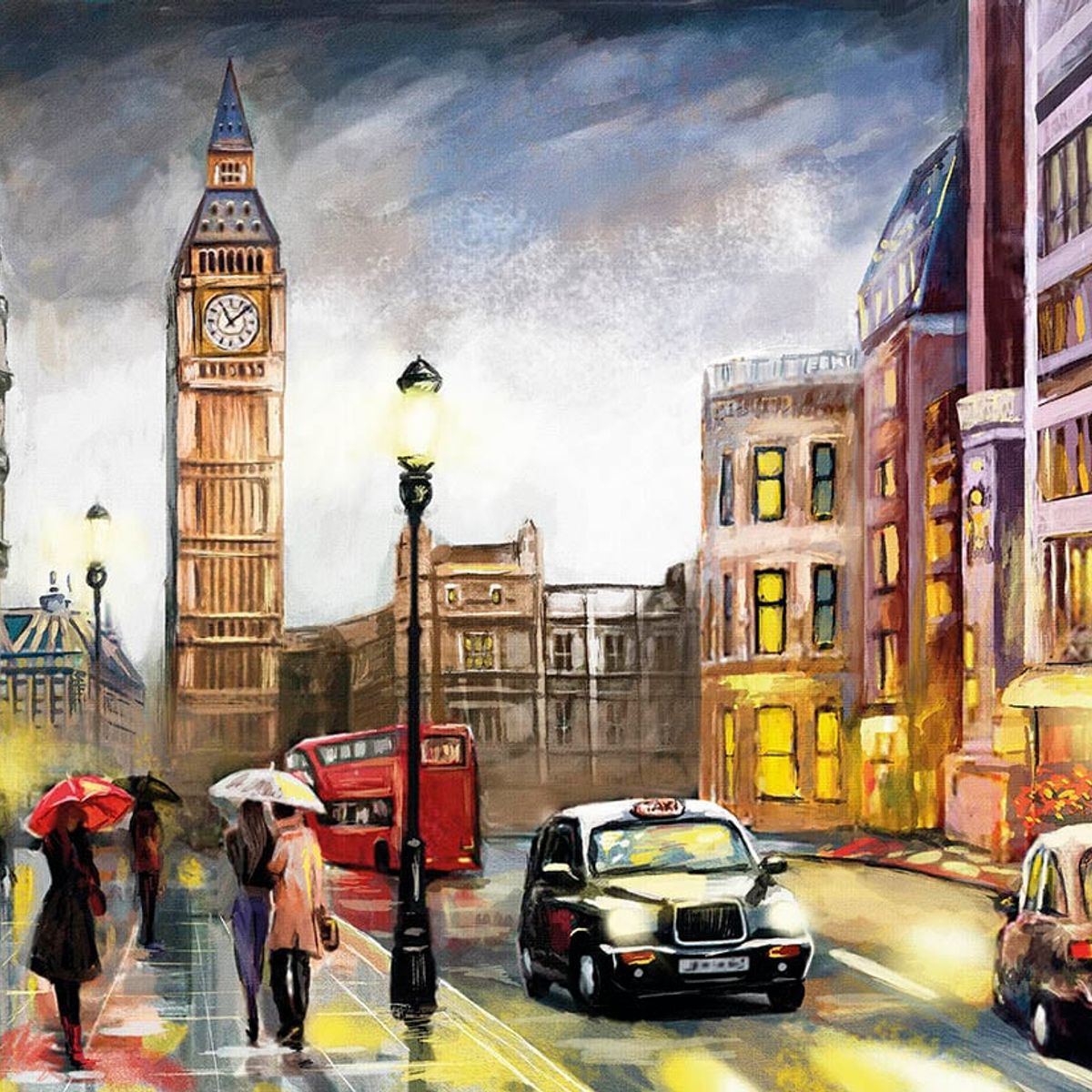 CAJA DE JUEGOS - Rompecabezas Calle de Londres 1000 piezas