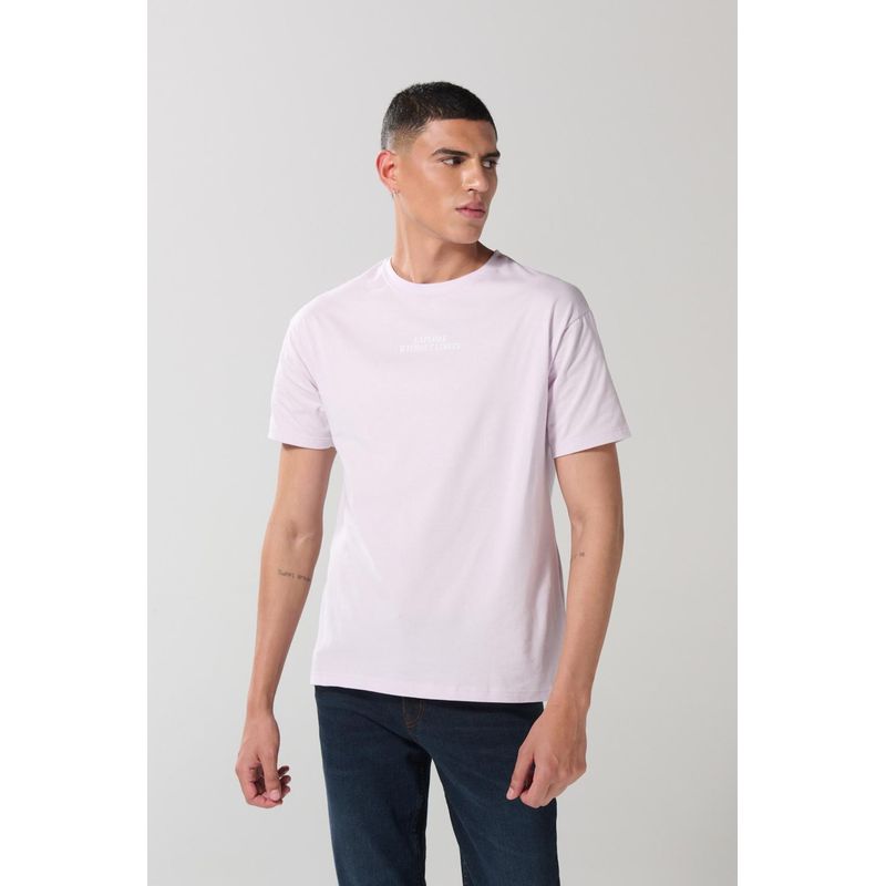 KOAJ - KOAJ Camiseta unicolor en algodón con textos y manga corta HOMBRE