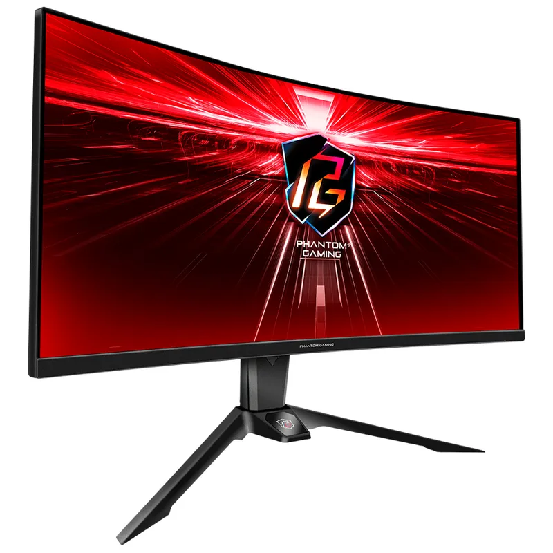 ASROCK - Monitor Gamer ASROCK 34¨ WQHD VA 165Hz 1Ms PG34WQ15R2B