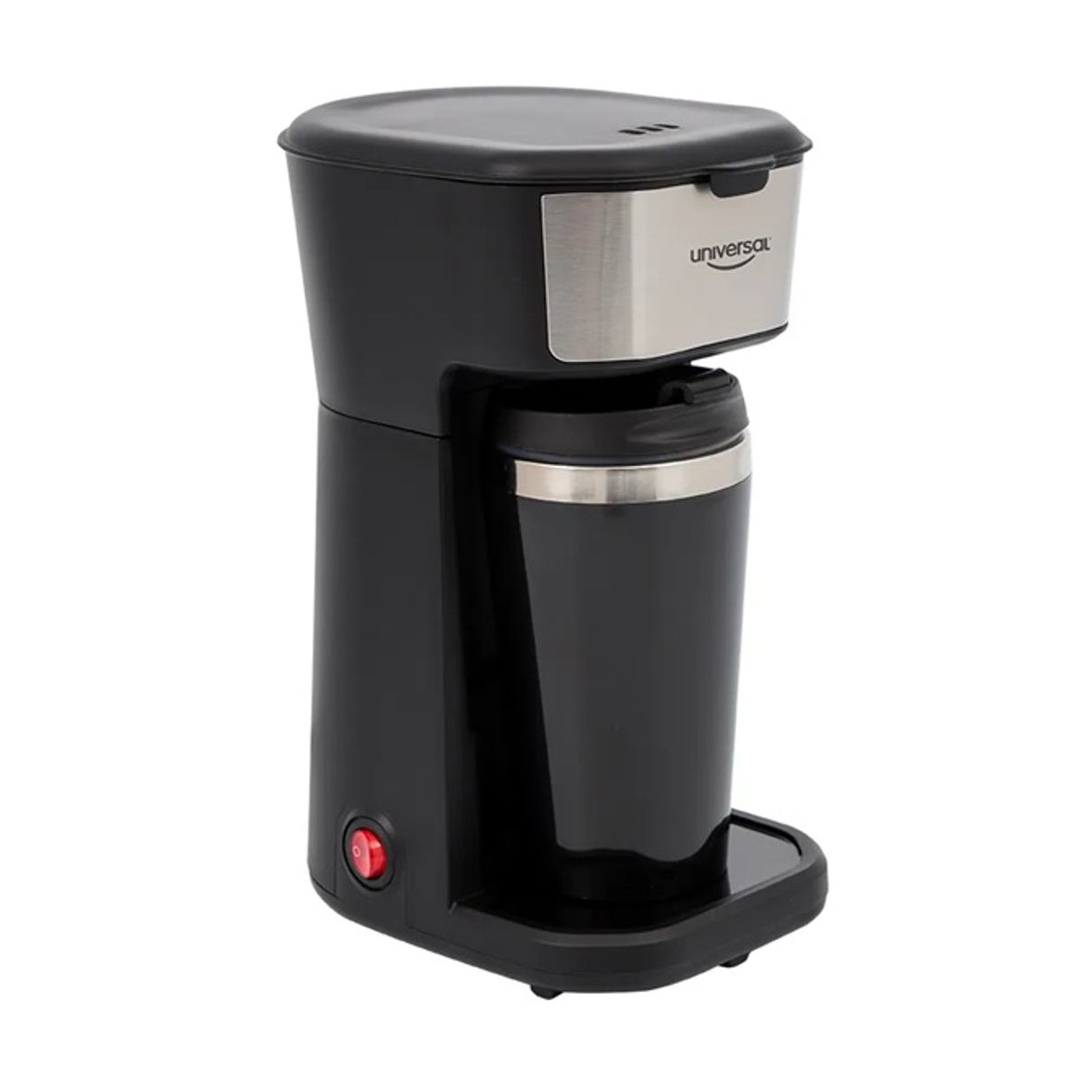UNIVERSAL - Cafetera Personal  Express Universal con Termo 400 ml de Acero Inox