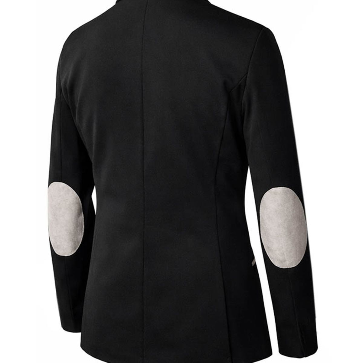 MODA EN CIRCUITO - Chaqueta Tipo Bleiser en Dril Para Hombre CON CODERAS NEGRO