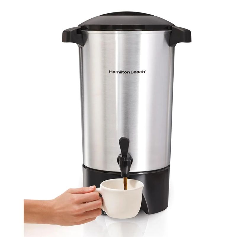 HAMILTON BEACH - Cafetera Profesional de 42 Tazas Preparación Rápida Hamilton Beach