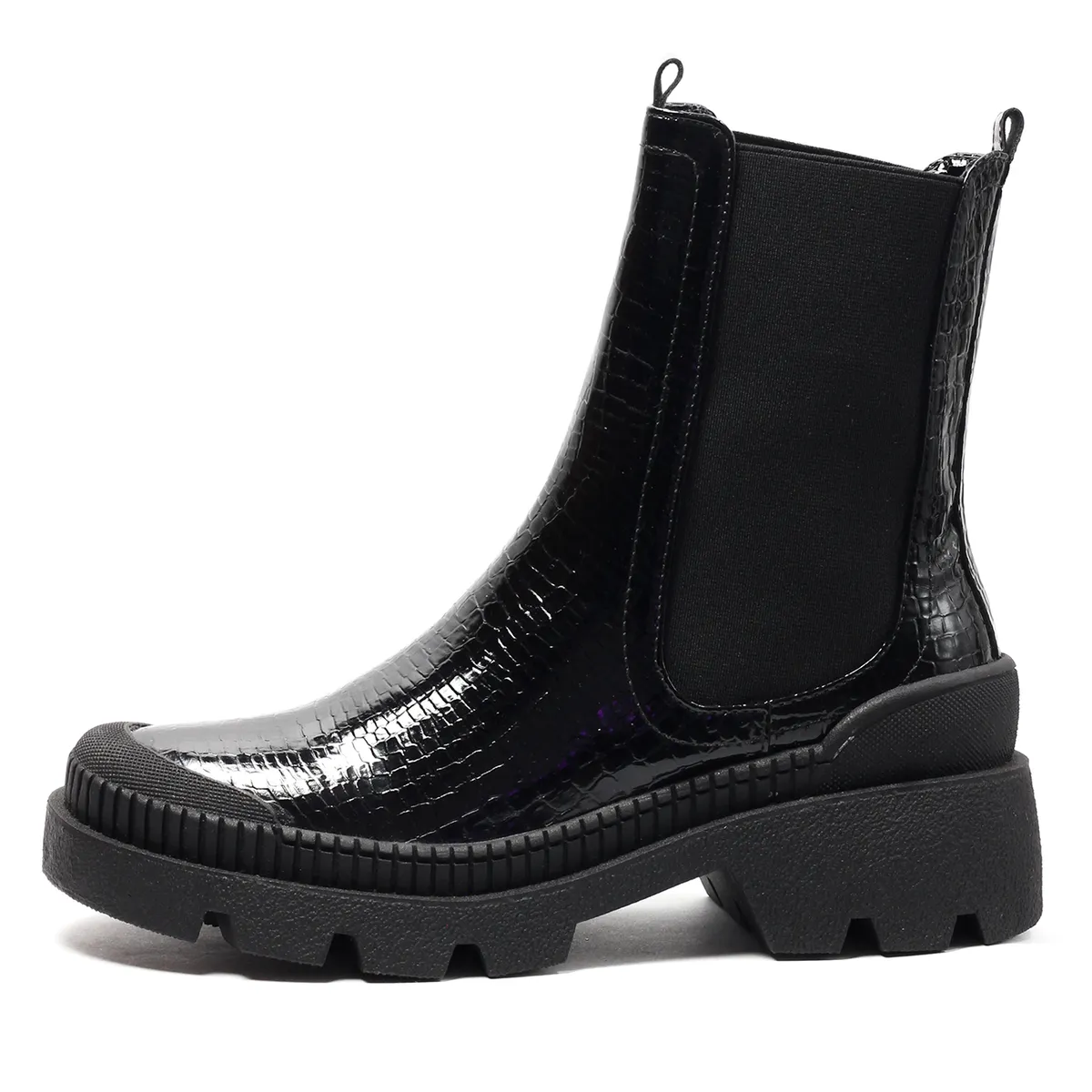 VIAR - Botines Para Mujer VIAR KoroKoro01 Negro Charol