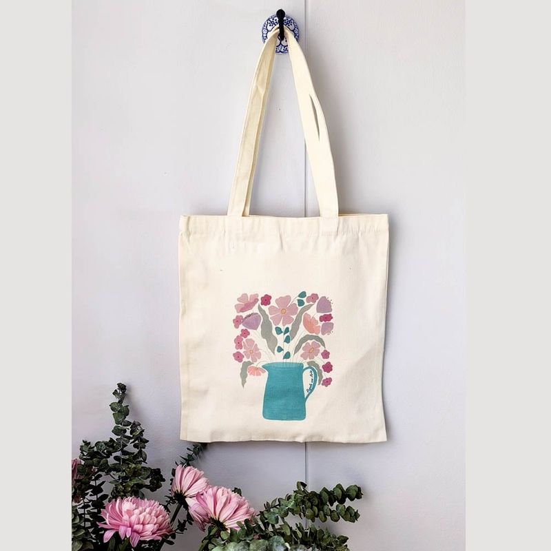 REGALA CON ARTE - Tote Bags Jarrón  (Bolsa de Tela)