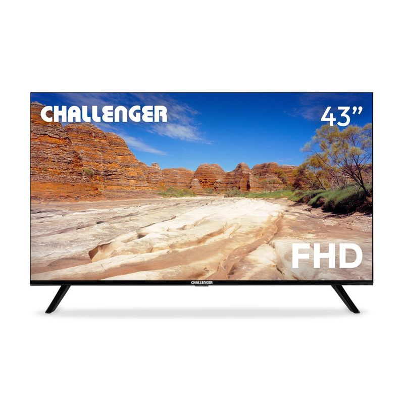 CHALLENGER - Televisor 43 Pulgadas Smart Google TV TG81 Challenger