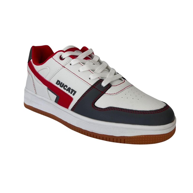 GENERICO - Tenis Hombre Ducati 57676 Blanco Rojo