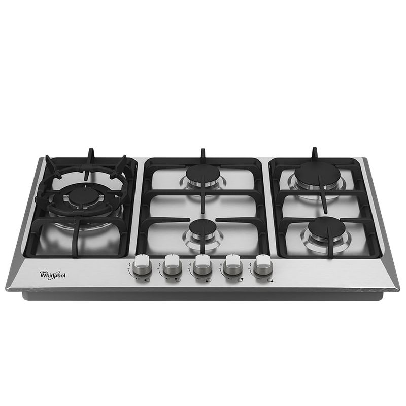 WHIRLPOOL - Cubierta de Gas 75 cm Gris