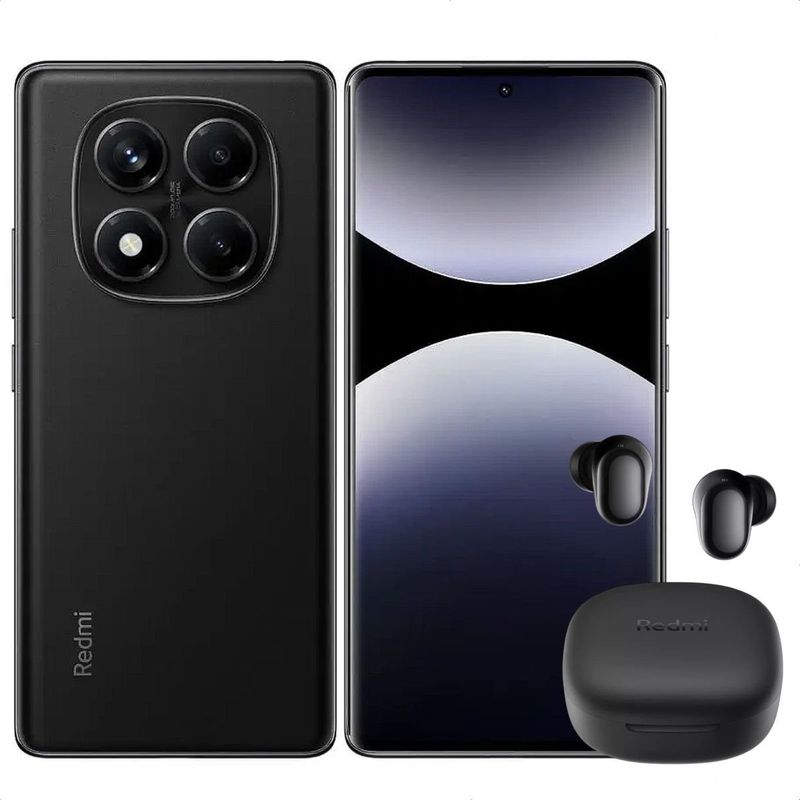 XIAOMI - Celular Redmi Note 14 Pro 256GB /8GB 200MPX Negro + Buds 6 Play Blk