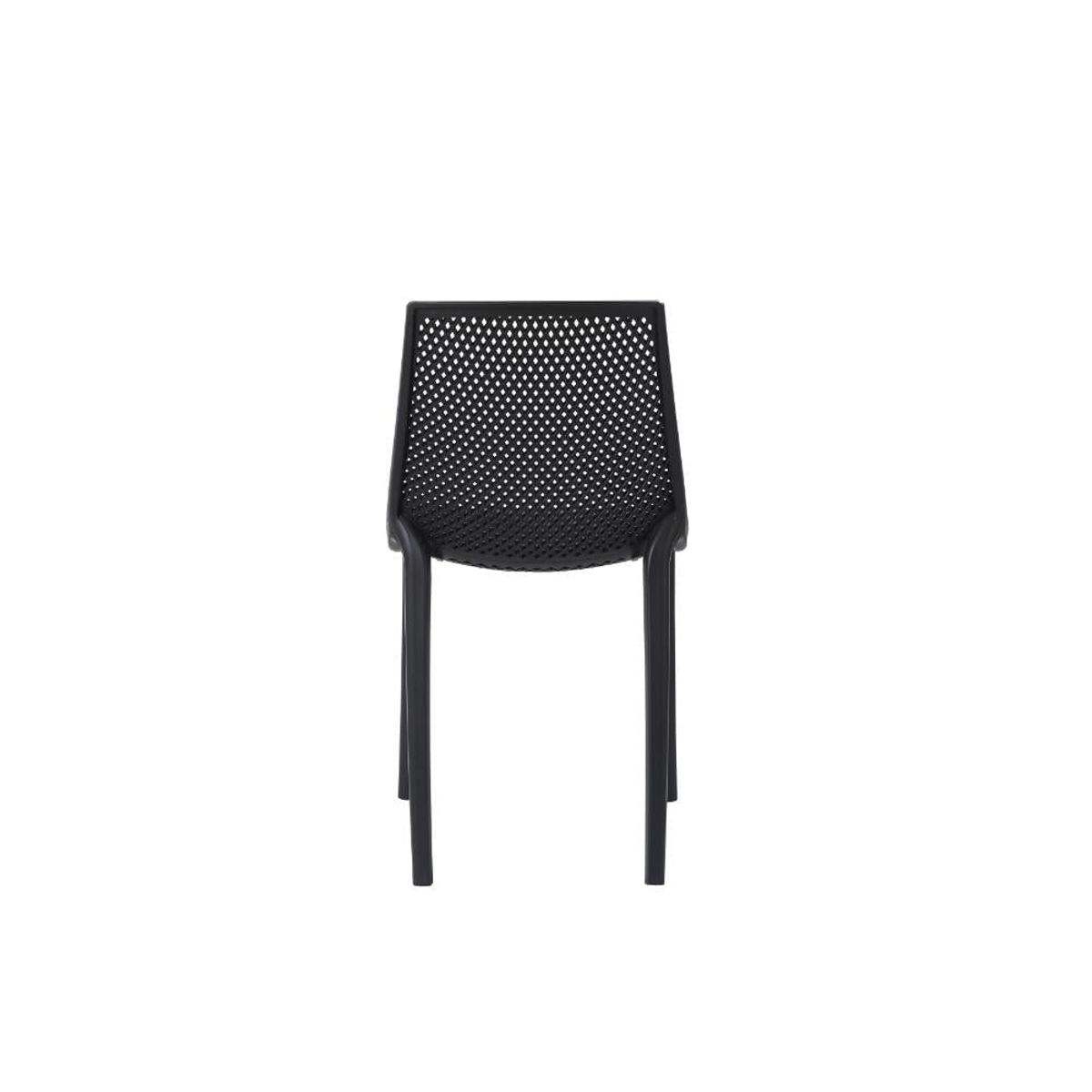 RTA DESIGN - Silla De Exterior Negra Sin Brazos