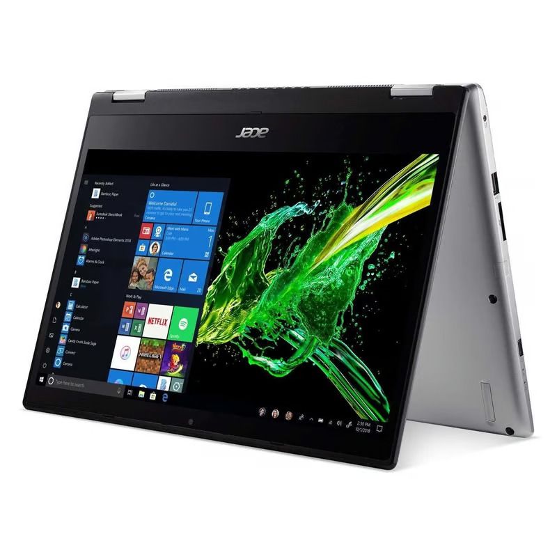 ACER - PORTATIL ACER SPIN 3 SP314-54N-344F CI3-1005G1 / 14" TOUCH + LAPIZ OPTICO/ 4GB / 256GB / WIN 10