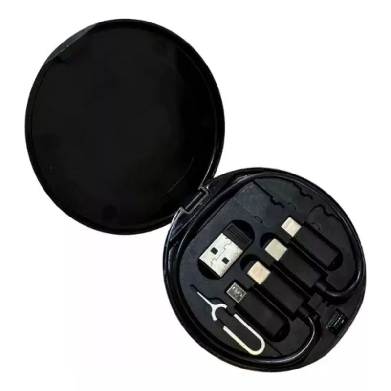 GENERICO - Kit Data Para Viajes Adaptador Carga Celulares Universal Usb