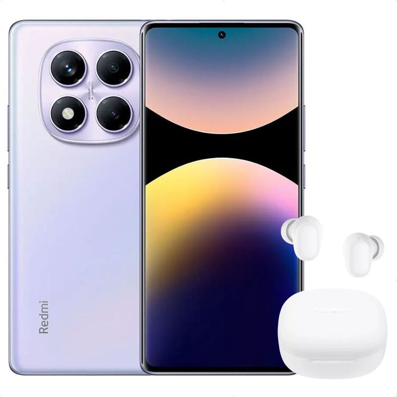 XIAOMI - Celular Redmi Note 14 Pro 256GB /8GB 200MPX Violeta + Buds 6 Play Wht