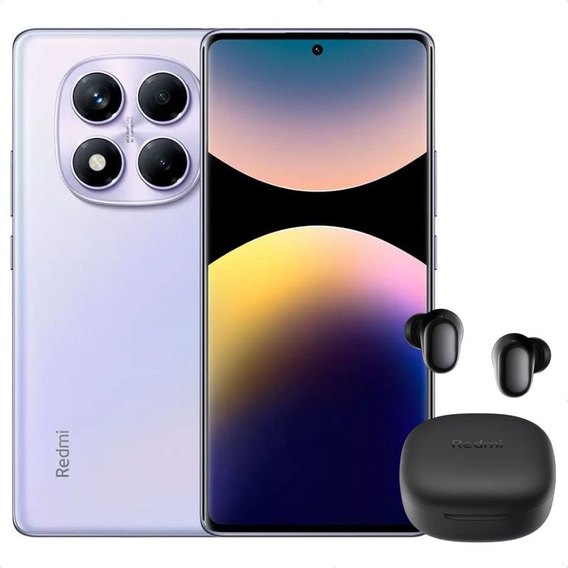 XIAOMI - Celular Redmi Note 14 Pro 256GB /8GB 200MPX Violeta + Buds 6 Play Blk