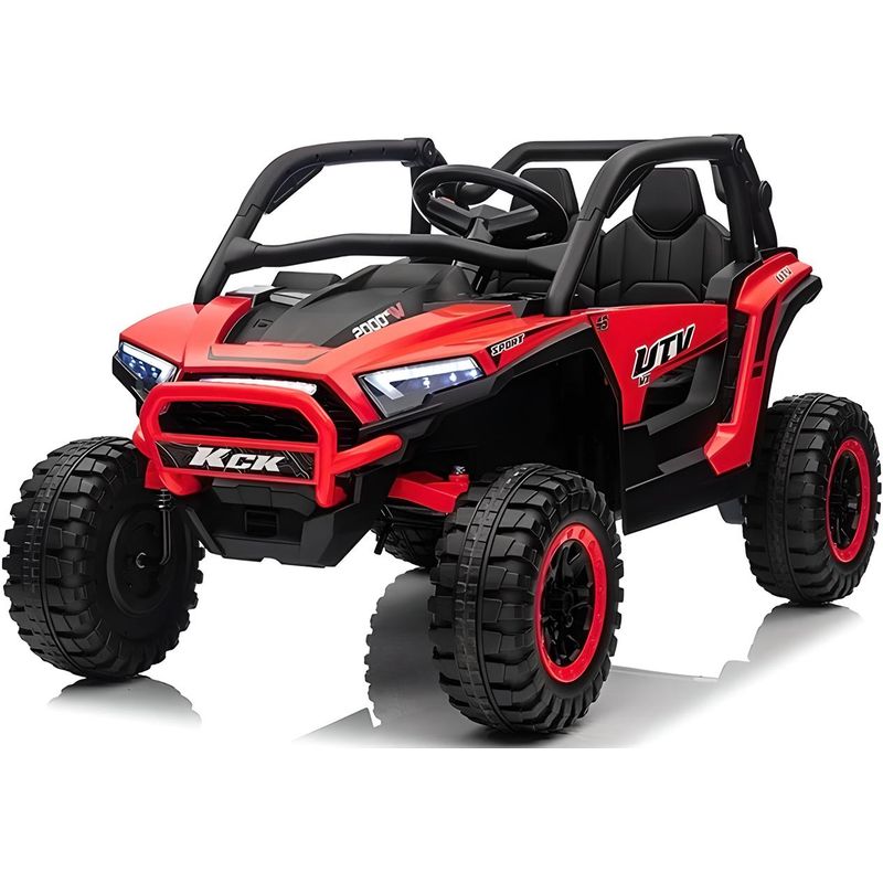 BEBESUNITA - Carro Moto Electrico 24V Niño Ctrol Llta Caucho- Color Rojo