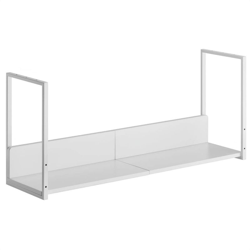 GENERICO - Estante Inferior Madera Para Escritorio Techgo BDS-1 Blanco