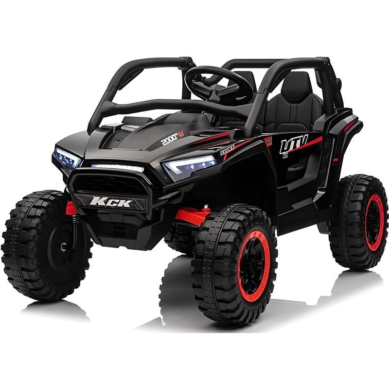 BEBESUNITA - Carro Moto Electrico 24V Niño Ctrol Llta Caucho Color Negro