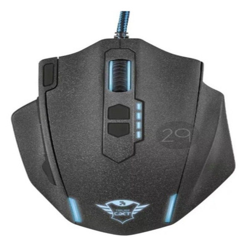 TRUST - Mouse Gamer Alambrico Trust Gxt 155 Caldor Sistema De Pesas