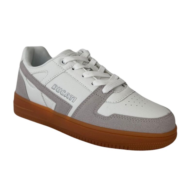 GENERICO - Tenis Hombre Ducati 57678 Blanco Gris