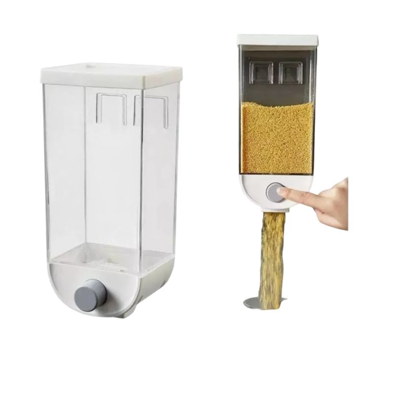 GENERICO - Dispensador De Cereal Frutos Secos Dulces A La Pared 1500ml