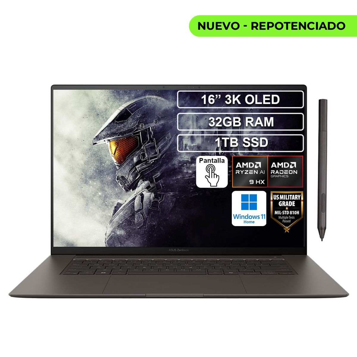 ASUS - Portátil Asus UM560 Ryzen AI 9 HX 370 32GB 1TB Zenbook Touch