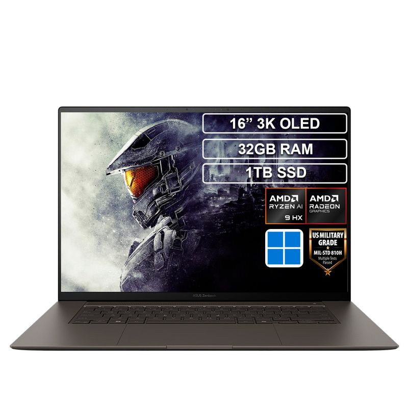 ASUS - Portátil Asus UM5606WA Ryzen AI 9 HX 370 32GB 1TB Zenbook