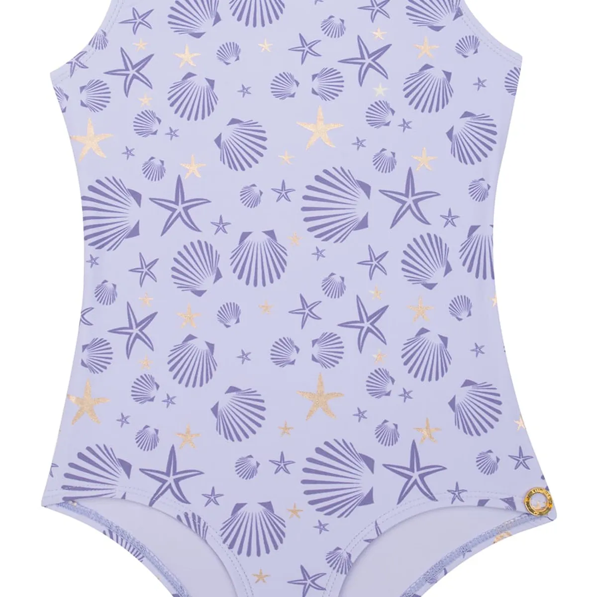 LILI PINK - Vestido de baño entero en microfibra para niña