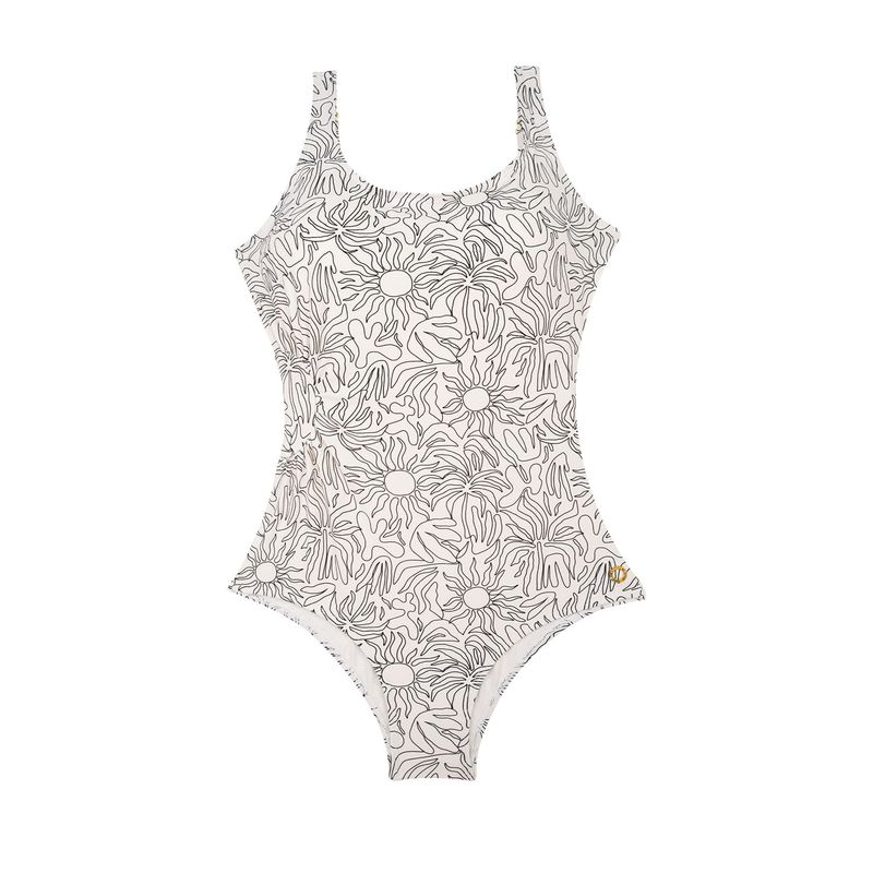 LILI PINK - Vestido de baño enterizo en microfibra