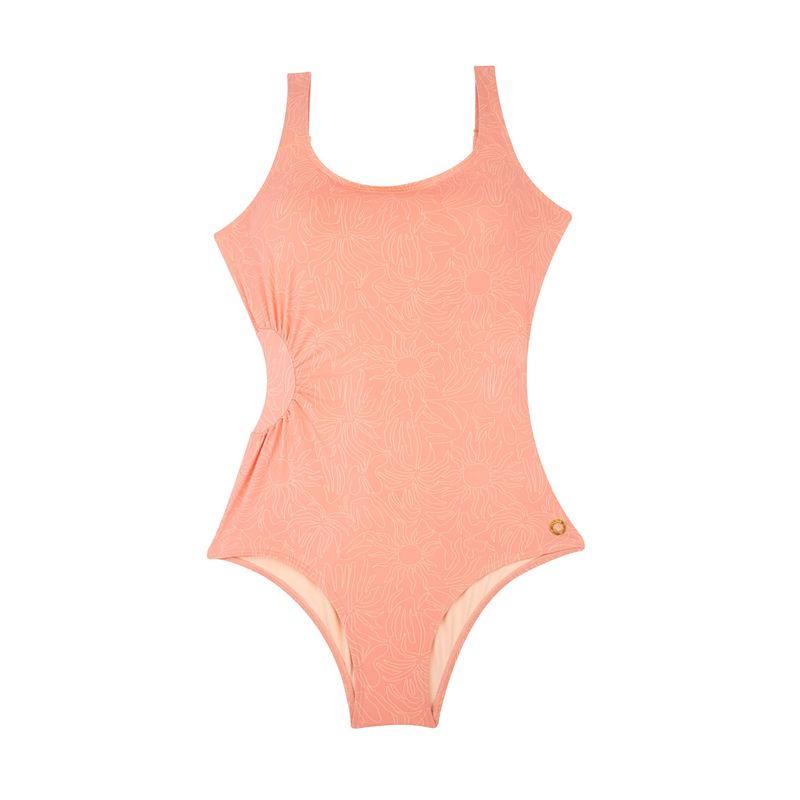 LILI PINK - Vestido de baño enterizo en microfibra
