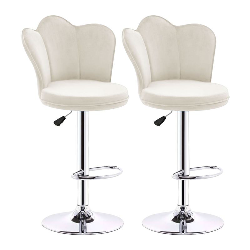 GENERICO - Set X2 Silla Bar Butaco Alta Giratoria Barra Cocina Refana