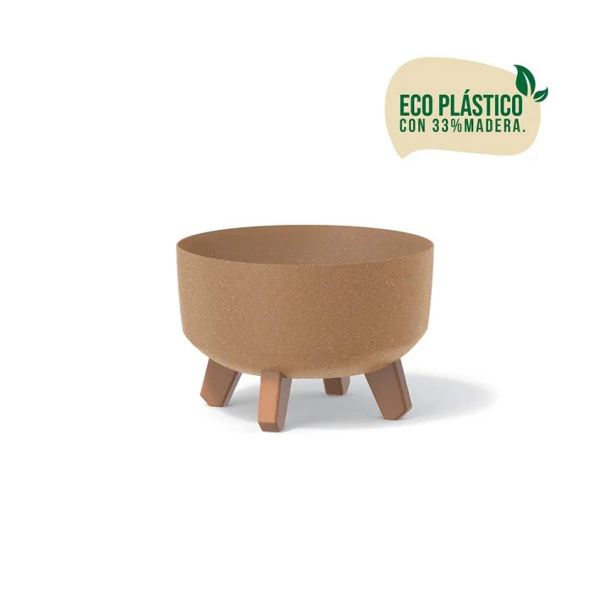 TUMATERA - Matera Gracia Low Eco Wood 24 Cm Naturo