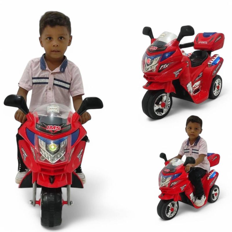 BRITOCHET - REF 3051 Moto Eléctrica Niños Montable Ll/Caucho 1 a 4 Años