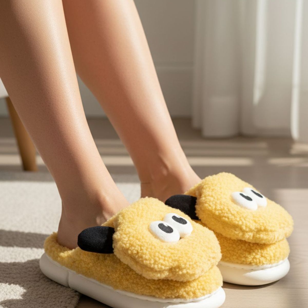 YOI - Pantuflas comodas con diseño de oveja